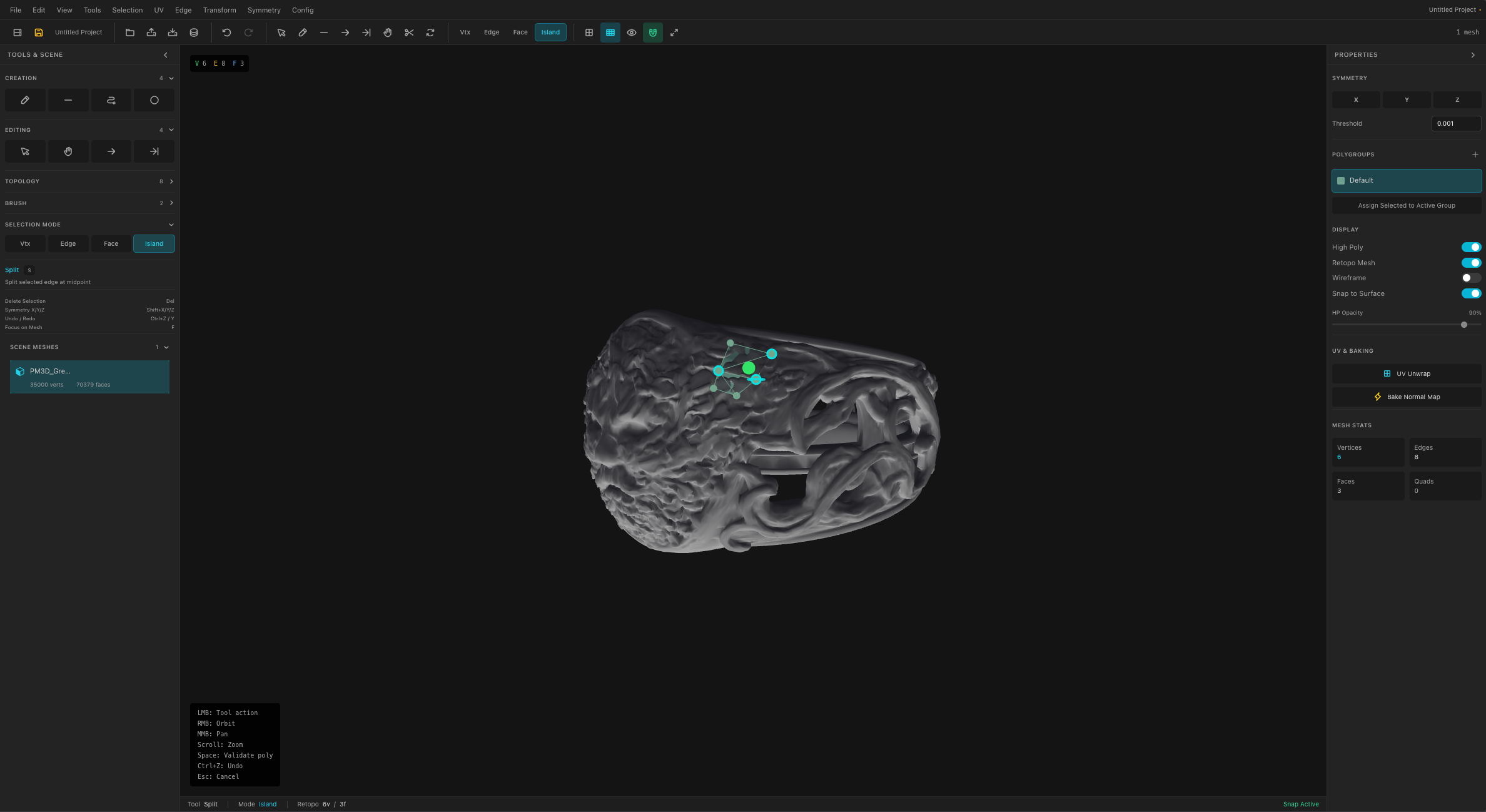aukimi Retopo - Retopologiverktøy